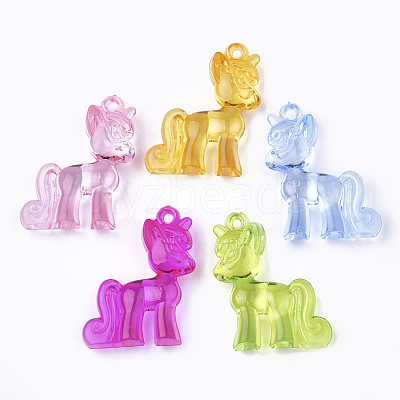 Transparent Acrylic Pendants TACR-S149-05-1