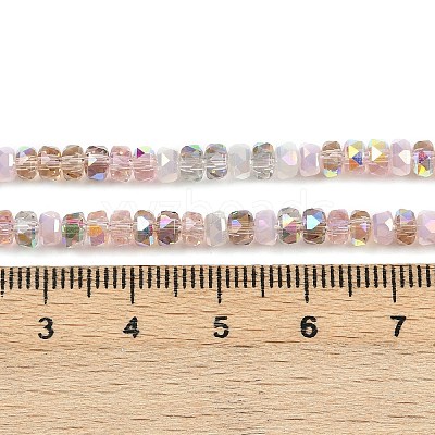 Electroplate Glass Beads Strands EGLA-B011-04A-02-1
