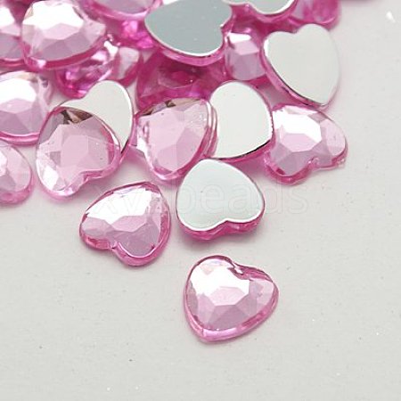 Imitation Taiwan Acrylic Rhinestone GACR-A025-6x6mm-03-1