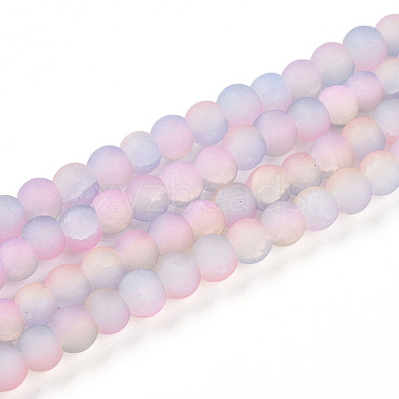 Crackle Glass Beads X1-GLAA-N009-4mm-04-1