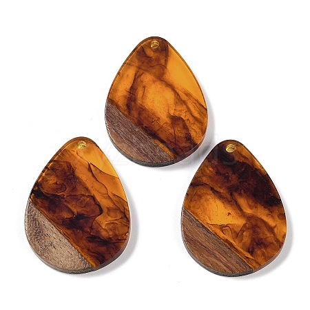 Resin & Wood Pendants WOOD-F015-07H-1