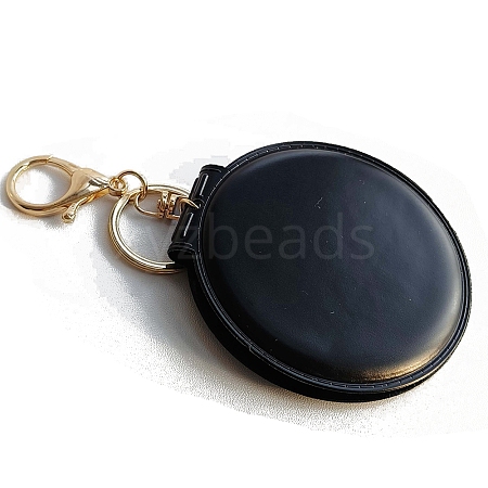 Imitation Leather Mirror Keychians PW-WG6ADF6-03-1