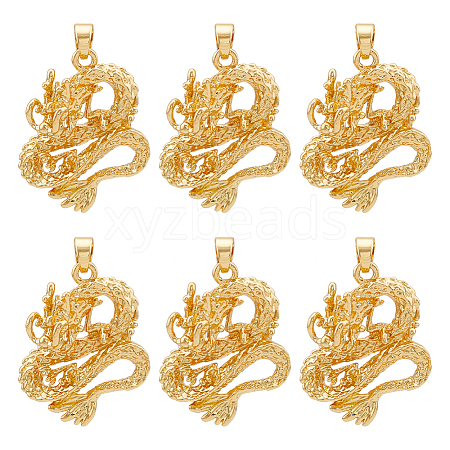 SUPERFINDINGS Brass Pendants KK-FH0005-97-1