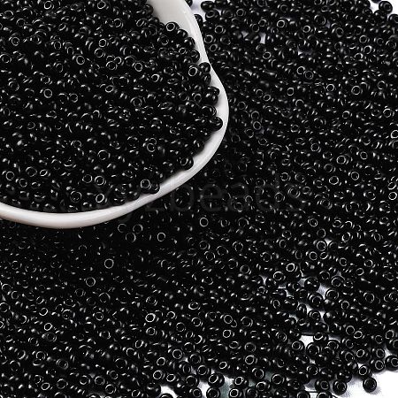 8/0 Baking Paint Glass Seed Beads SEED-M012-02A-55-1