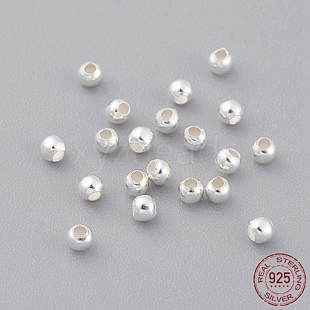 Sterling Silver Spacer Beads X-STER-A010-2mm-239A-1