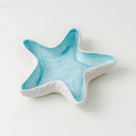 Starfish Ceramics Jewelry Plates WG73918-09-1