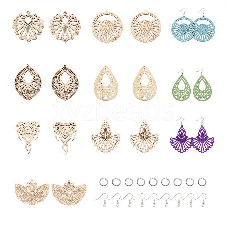 Biyun DIY Dangle Earring Making Kits DIY-BY0001-01-1