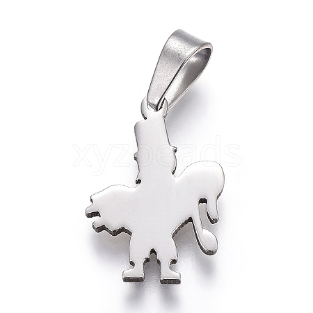 Tarnish Resistant 304 Stainless Steel Pendants STAS-I096-27P-1