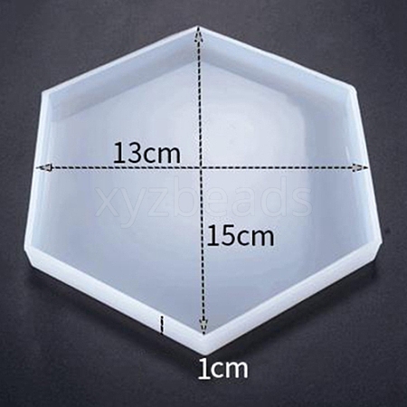 DIY Hexagon Cup Mat Silicone Molds SIMO-PW0001-117B-01-1