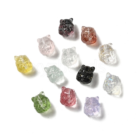 Transparent Glass Beads GLAA-D025-06A-1