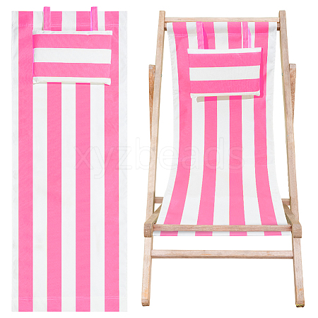 Stripe Pattern Chair Oxford Canvas FIND-WH0126-335B-02-1