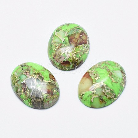 Regalite/Imperial Jasper/Sea Sediment Jasper Cabochons G-E464-42C-1