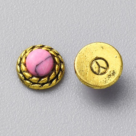 Zinc Alloy Cabochons MRMJ-WH0320-05B-02-1