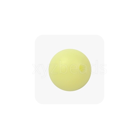 Luminous Glow in the Dark Round Silicone Beads PW-WGB50F5-13-1