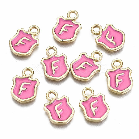 Alloy Enamel Charms ENAM-T012-03F-RS-1