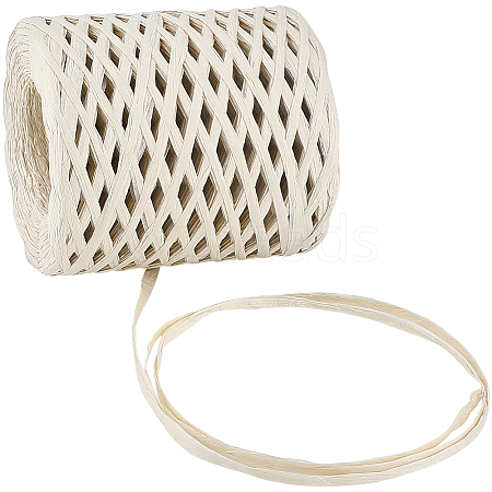 200M Raffia Paper Ribbon OCOR-WH20003-02B-1