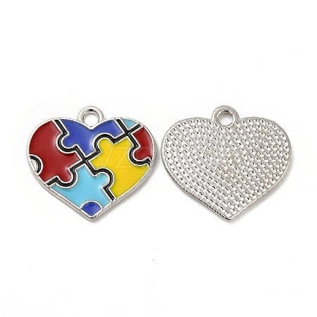 Alloy Enamel Pendants ENAM-J650-01P-01-1