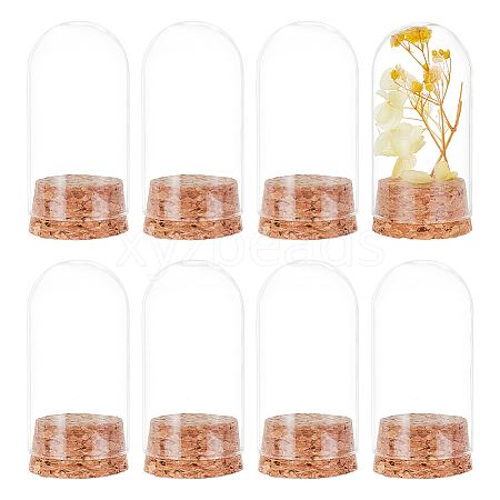 Transparent Glass Dome Jar Cloche Display Cases AJEW-WH0329-72A-1