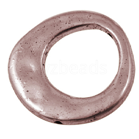 Tibetan Style Irregular Ring Bead Frames LS-RLF10246Y-NF-1