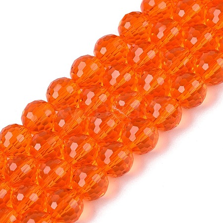 Transparent Glass Beads Strands GLAA-Q107-02A-04-1