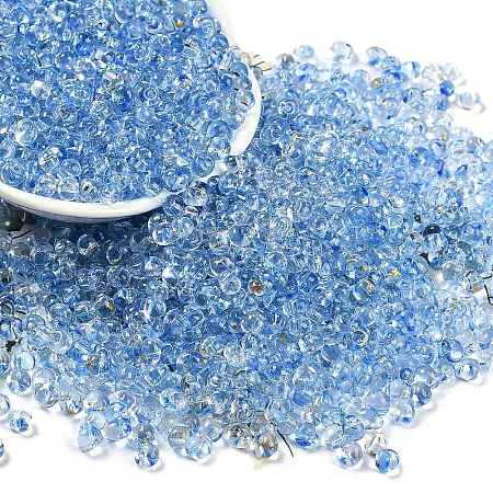 6/0 Spray Paint Glass Seed Beads SEED-H003-11K-1