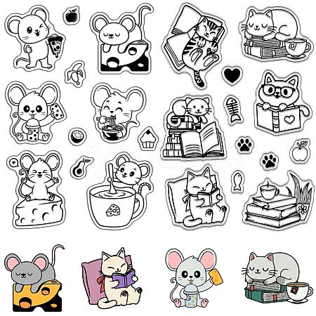 Custom Wall Theme PVC Plastic Clear Stamps DIY-WH0619-0009-1