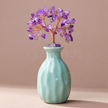 Natural Amethyst Chip Tree Decorations PW-WGD7C02-02-1