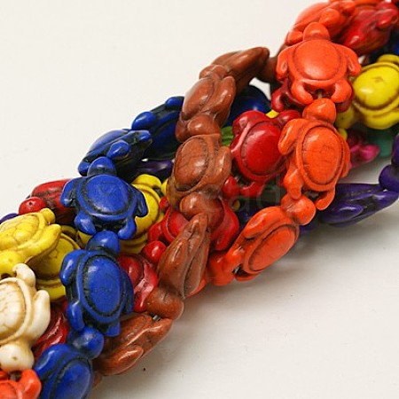 Synthetic Howlite Beads TURQ-E007-M-1