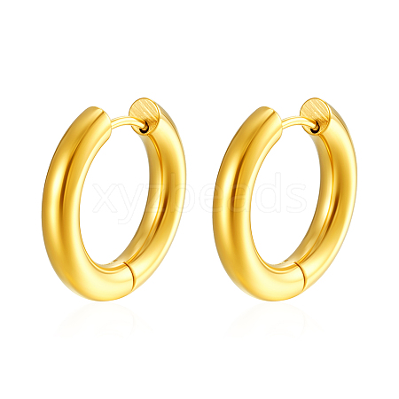 Elegant Stainless Steel Hoop Earrings HD2575-2-1