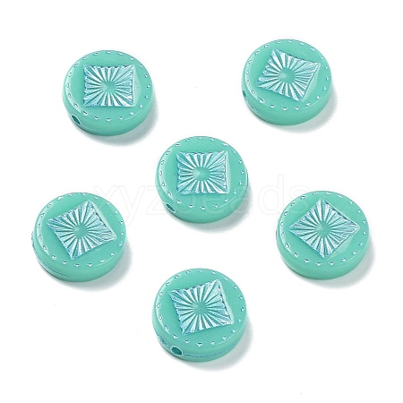 Opaque Acrylic Beads LS-OACR-G016-07C-1