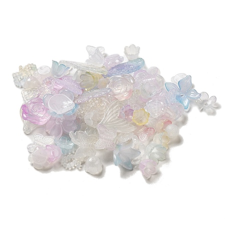 Imitation Jelly Acrylic Beads OACR-H039-02I-1