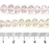 Transparent Painted Glass Beads Strands DGLA-A034-T6mm-A25-3