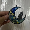 Moon with Cat Window Suncatchers PW-WG7D0D8-02-2