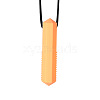 Column Food Grade Eco-Friendly Silicone Pendants PW-WGCC13E-07-1