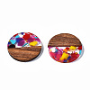 Resin & Walnut Wood Pendants LS-X-RESI-S389-072A-01-2