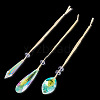 3Pcs 3 Styles Glass Suncatchers for Outdoor Garden Hanging Decoration HJEW-TADJ0001-04-2