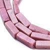 Natural Rhodonite Beads Strands G-F247-35-2