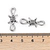 316 Surgical Stainless Steel Knot Connector Charms STAS-G349-09AS-3