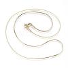 304 Stainless Steel Snake Chain Necklaces NJEW-D285-36-2