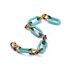 Handmade Acrylic Figaro Chains AJEW-JB00596-03-2