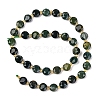 Natural Moss Agate Beads Strands G-C116-A15-02-4
