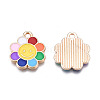 Alloy Enamel Pendants PALLOY-N153-56-3