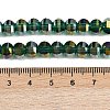 Electroplate Transparent Glass Beads Strands EGLA-B011-08A-AB04-4