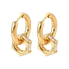 304 Stainless Steel Clear Cubic Zirconia Hoop Earrings EJEW-P343-01G-3