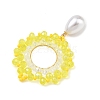 Glass & Brass Pendants PALLOY-MZ01381-03-2
