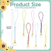 30Pcs 6 Colors Braided Nylon Cord Mobile Straps FIND-YW0011-77-2