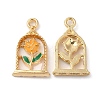 Eco-friendly Alloy Enamel Pendants X-PALLOY-M212-08G-2