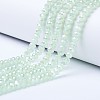 Electroplate Glass Beads Strands EGLA-A034-J8mm-B03-1