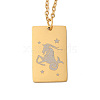 Golden 202 Stainless Steel Constellation Pendants Necklaces NJEW-K380-02G-05-1