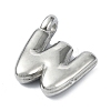 Anti-Tarnish 304 Stainless Steel Pendants STAS-U033-02P-W-2